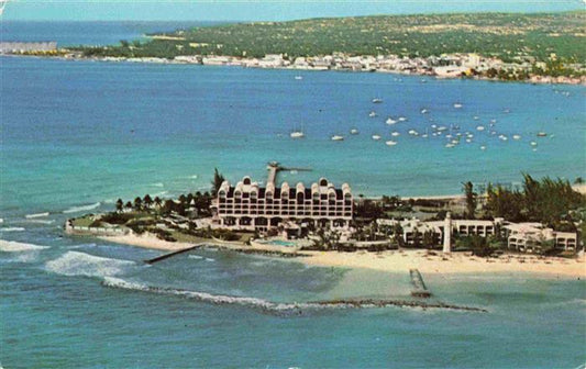 73969661 Barbados West Indies Hilton Hotel aerial view