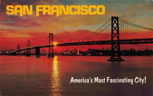 74032240 SAN FRANCISCO California USA Sunset bay bridge