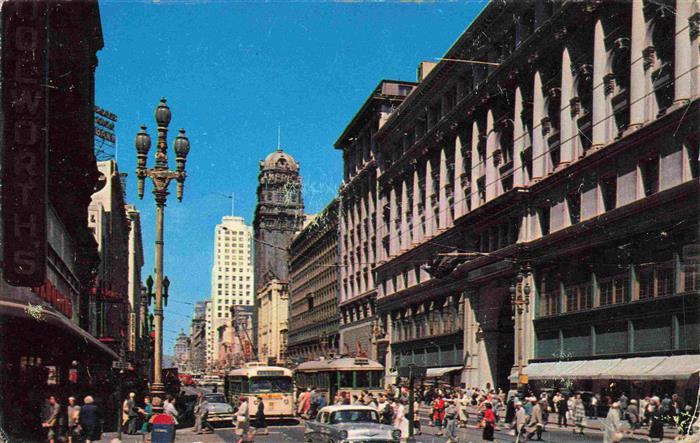 74026025 Strassenbahn Tramway-- San Francisco  Famed Market Street