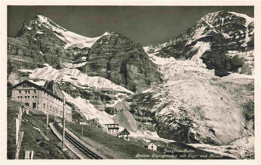 74026029 Gletscher Glacier Glaciar Ghiacciaio-- Eiger Moench Jungfrau Bahn