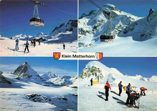 74026059 Seilbahn Cable-Car Telepherique Klein Matterhorn Zermatt