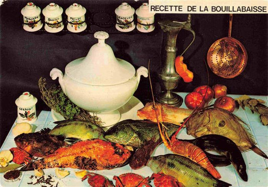 74026959 Rezept Recette-- Bouillabaisse Possons Fische