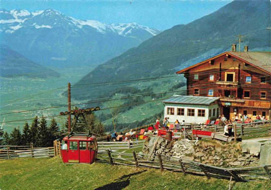 74027279 Seilbahn Cable-Car Telepherique Grindlalm Enzian Sepp Zell am Ziller