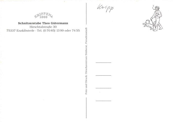 74027282 Krippe Weihnachtskrippe Crib Copier Theo Guetermann Enzkloesterle