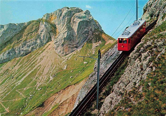 74027299 Zahnradbahn Standseilbahn Furniculaire Rack Railway-- Pilatus