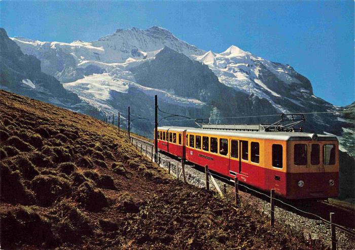 74027894 Eisenbahn Railway Chemin de Fer Scheidegg Jungfrau