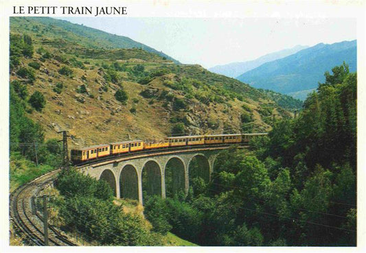 74027939 Eisenbahn Railway Chemin de Fer le Petit Train Jaune