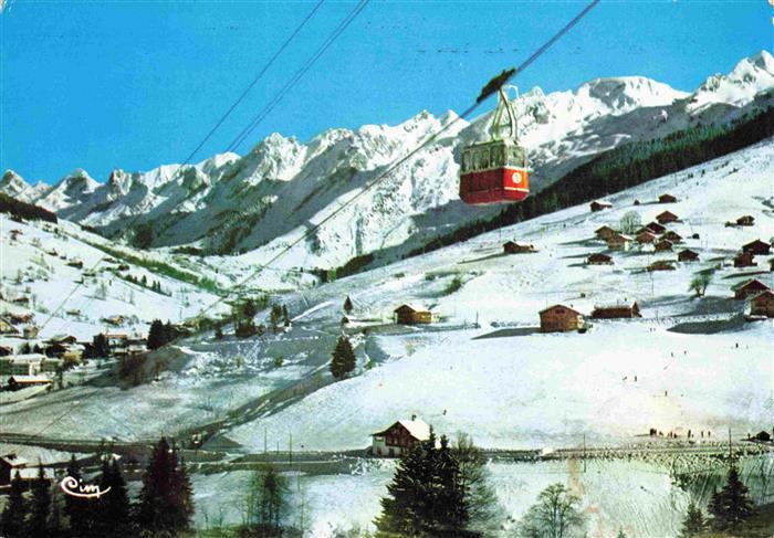 74028667 Seilbahn Cable-Car Telepherique la Glusaz Hte Savoie