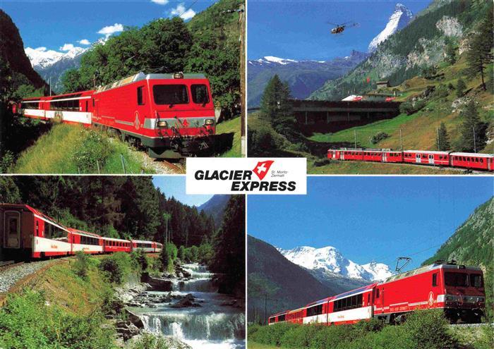 74028684 Eisenbahn Railway Chemin de Fer Ferrovia-- Glacier Express Brig Zermatt