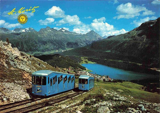 74028686 Eisenbahn Railway Chemin de Fer Ferrovia-- St Moritz Corfigliabahn