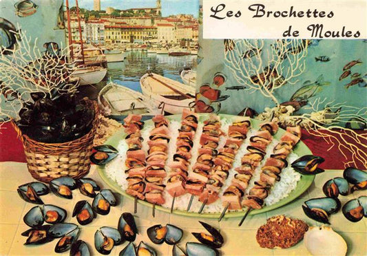 74030168 Rezept Recette-- les Brochettes de Moules