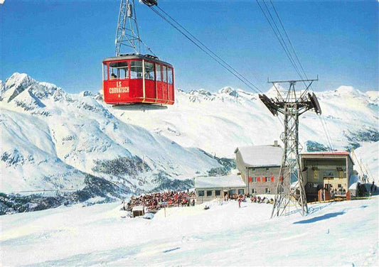 74030170 Seilbahn Cable-Car Telepherique Corvatsch Oberengadin