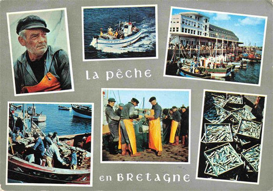 74030185 Fischerei Fishing Peche-- la Bretagne France