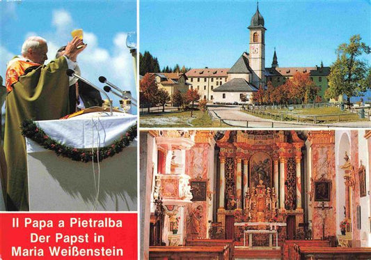 74030681 Paepste Papst Pope Pape-- II Pietralba Maria Weissenstein Bozen