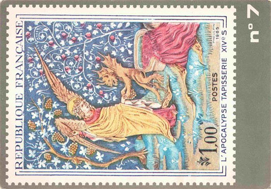 74030690 Briefmarken auf AK Timbres Postage Francobollo-- Ponstyl antalgique Fra