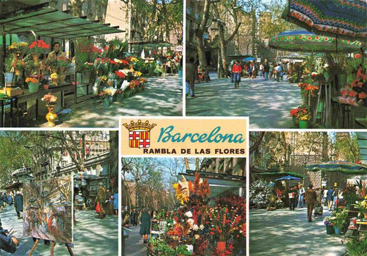 73970247 Barcelona Cataluna ES Rambla de las Flores Vue partielle