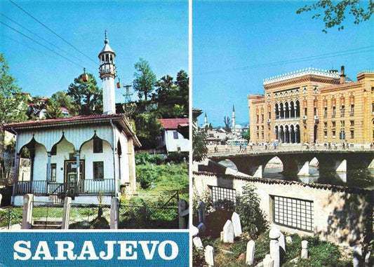 73970677 Sarajevo Bosnia-Herzegovina Kirche Palast Friedhof