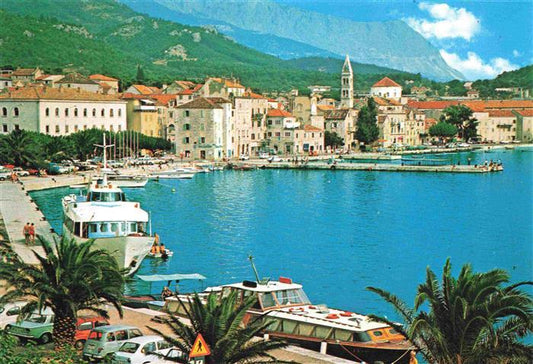 73970680 Makarska Croatia Harbor Panorama