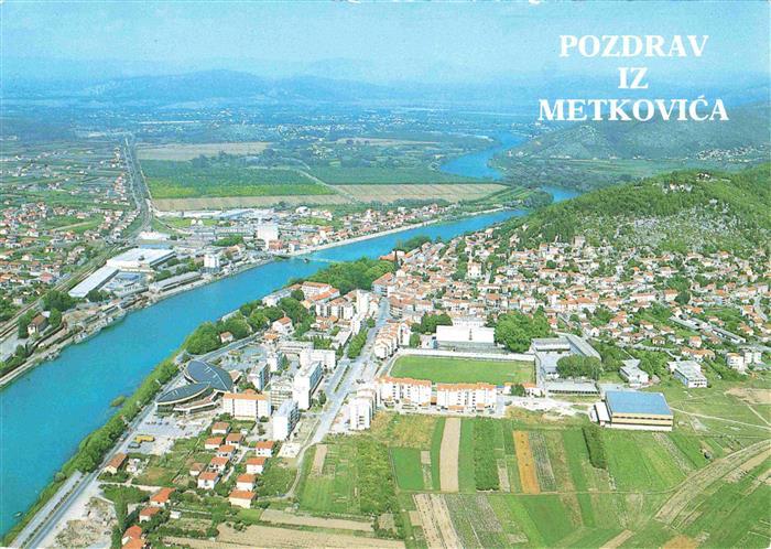 73970690 Metkovic Croatia aerial photography