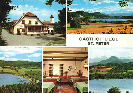 73970709 St Georgen Laengsee Kaernten AT Gasthof Liegl Gastraum Seepanorama St P