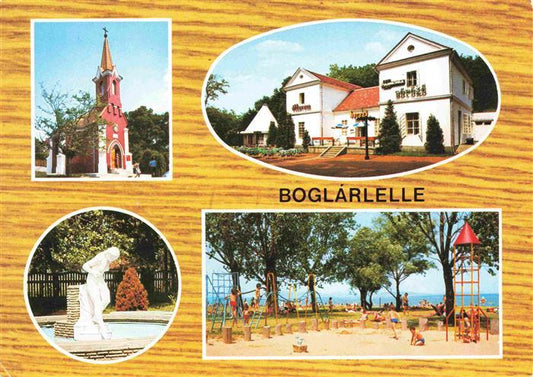 73970715 Boglarlelle Balatonlelle HU Church Inn Fountain Beach