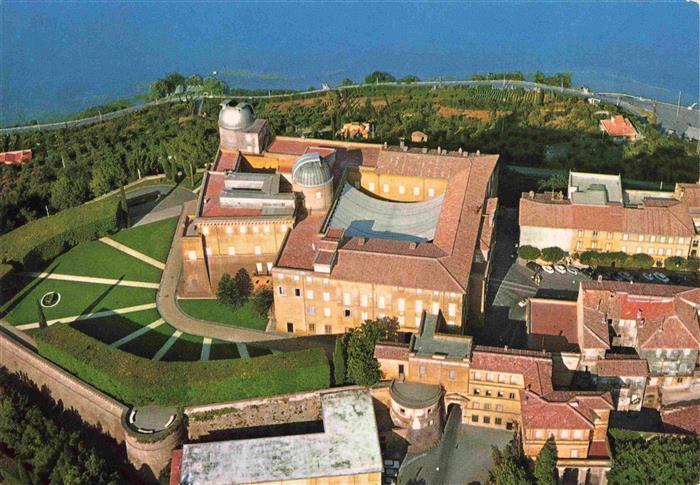 73971560 Castelgandolfo Papal seat with garden aerial photograph