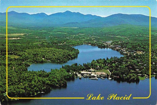 73971733 Lake Placid  New York USA Fliegeraufnahme