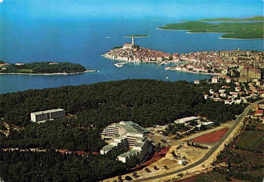 73983658 Rovinj Rovigno Istrien Croatia Panorama Hotel Ferienanlage Hafen Kueste