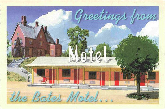 73984322 Plainfield California Bates Motel Illustration