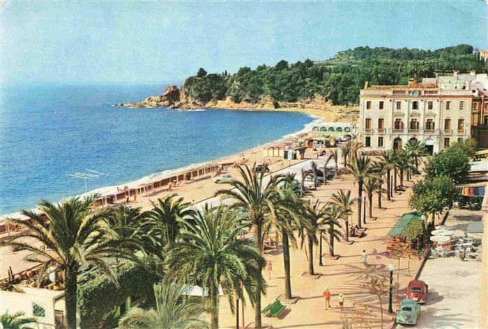 73985186 LLORET DE MAR Costa Brava ES Vista parcial del paseo y playa