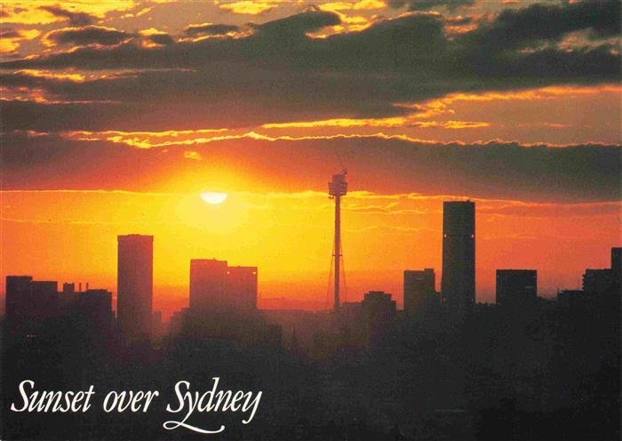 73985436 SYDNEY NSW Australie Coucher de soleil sur la ville