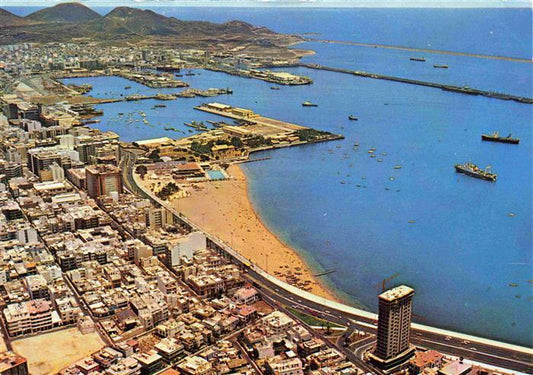 73985845 Puerto de la Luz Canarias ES Bahía del puerto de la Luz vista aérea