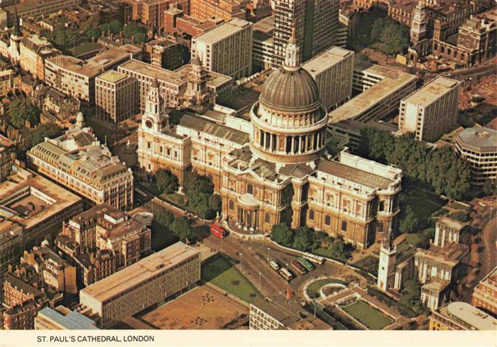 73985850 LONDON  UK St. Paul's Cathedral aerial view