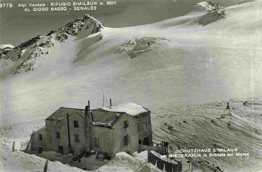 73993762 Schnals Bozen Tyrol du Sud Refuge Similaun sur le Niederjoch