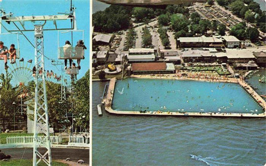 73994125 Monticello Indiana USA Lake Shafer Indiana Beach Fliegeraufnahme