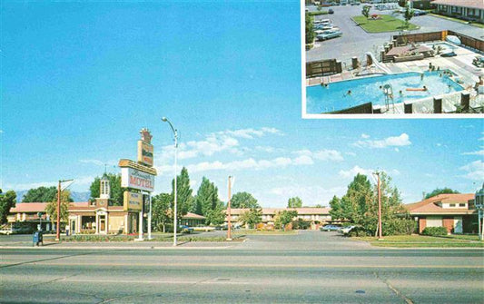 73994180 Logan Utah USA Baugh Motel piscine