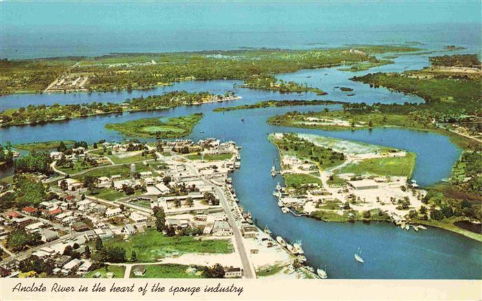 73994441 Tarpon Springs Florida USA Anclote River Gulf of Mexico Fliegeraufnahme