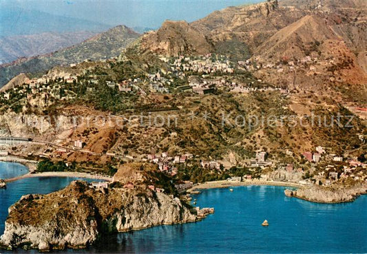 73743565 Taormina Sicilia Isola Bella e Mazzaro veduta aerea