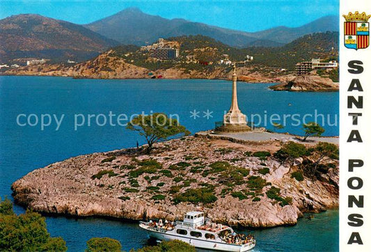 73744156 Santa Ponsa Mallorca Islas Baleares Monumento al desembarco del Ray Jai