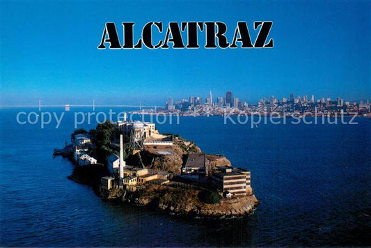 73744601 San Francisco Californie Île d'Alcatraz Vue aérienne de la baie de San Francisco