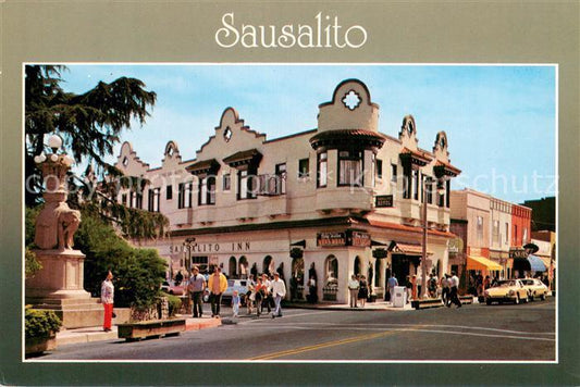 73744704 Sausalito Californie Vue partielle avec Sausalito Inn