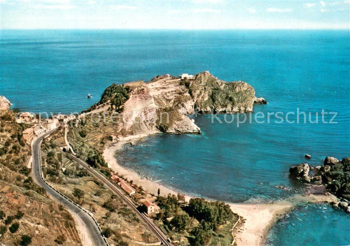 73745291 Taormina Sicilia Bucht d. Isola Bella m. Kap S. Andreas