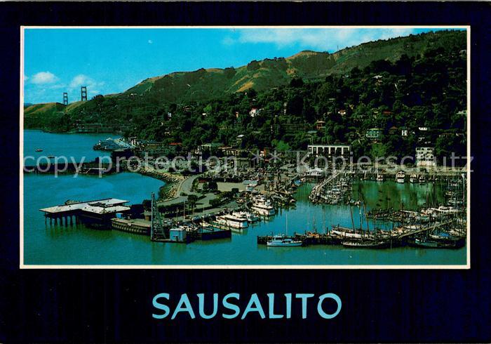 73745492 Sausalito Californie Sausalito avec le Golden Gate Bridge