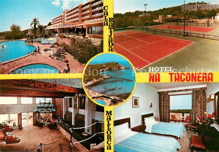 73741805 Cala Ratjada Mallorca Hotel Na Taconera Pool Tennisplatz Foyer Zimmer