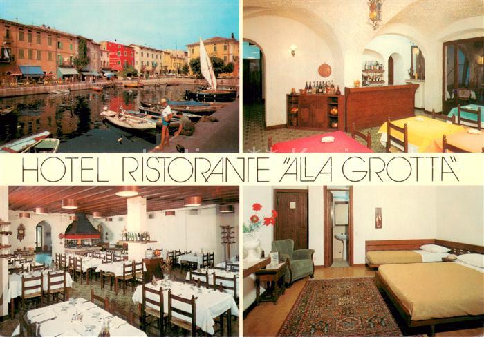 73741996 Lazise Lago di Garda Hotel Ristorante Alla Grotta Gastraeume Bar Zimmer