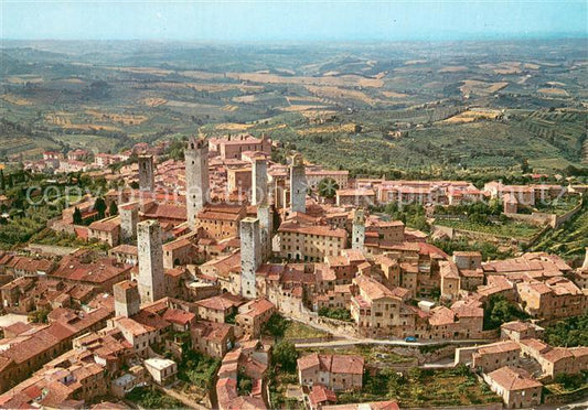 73752504 San Gimignano Toscana Fliegeraufnahme