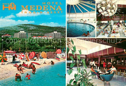 73754079 Trogir Trau Croatia Hotel Medena Strand Pool Speisesaal Rezeption