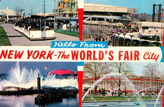 73754403 New York City The Worlds Fair Train ride Bell System Fountain of the Pl