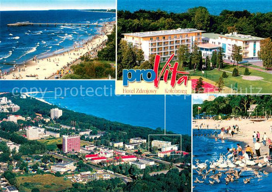 73754706 Kolobrzeg Kolberg Ostseebad Pro Vita Hotel Zdrojowy Fliegeraufnahme Str