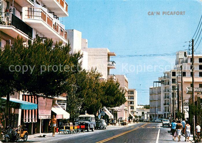 73755308 Can Picafort Mallorca ES Strassenpartie